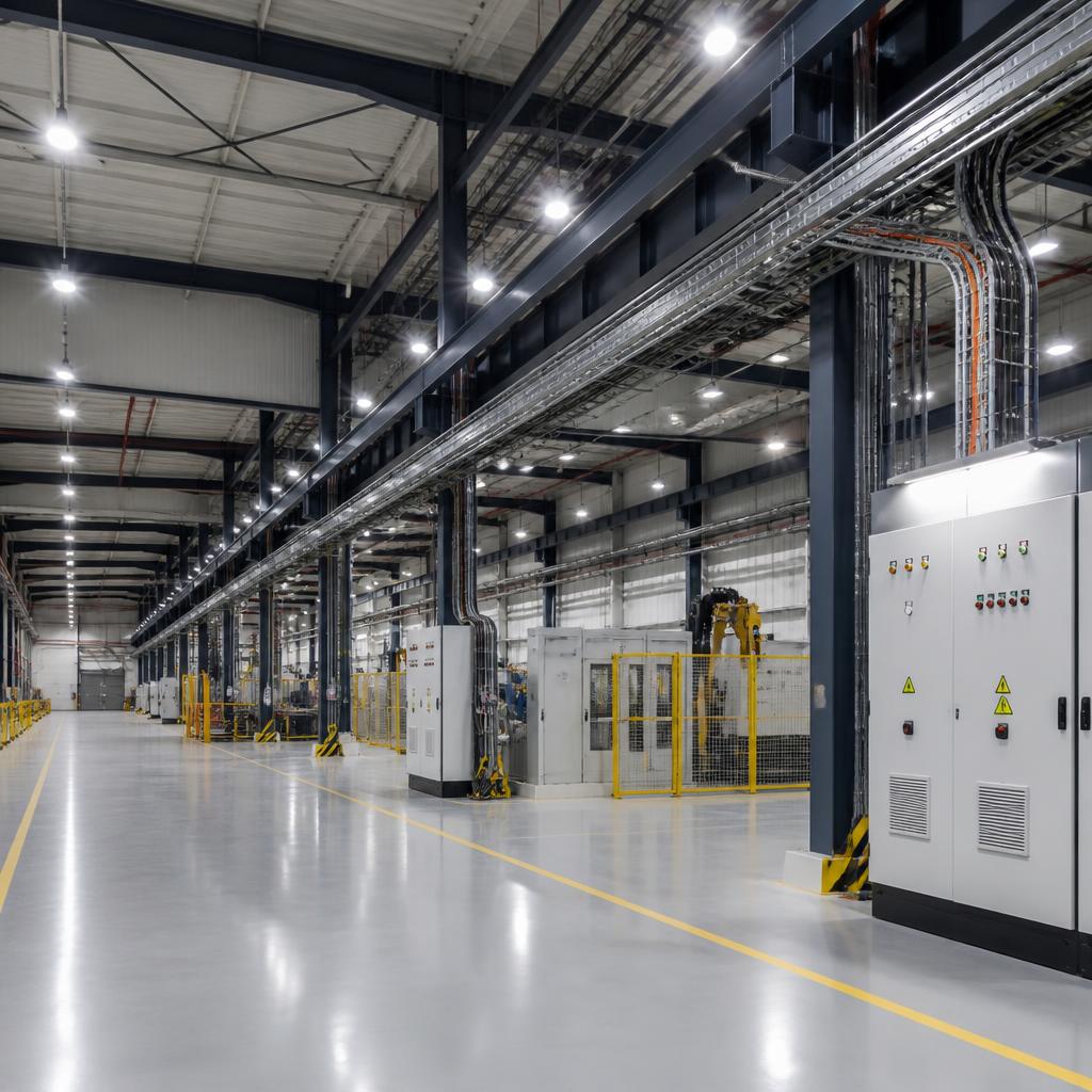 Instalație electrică hală producție